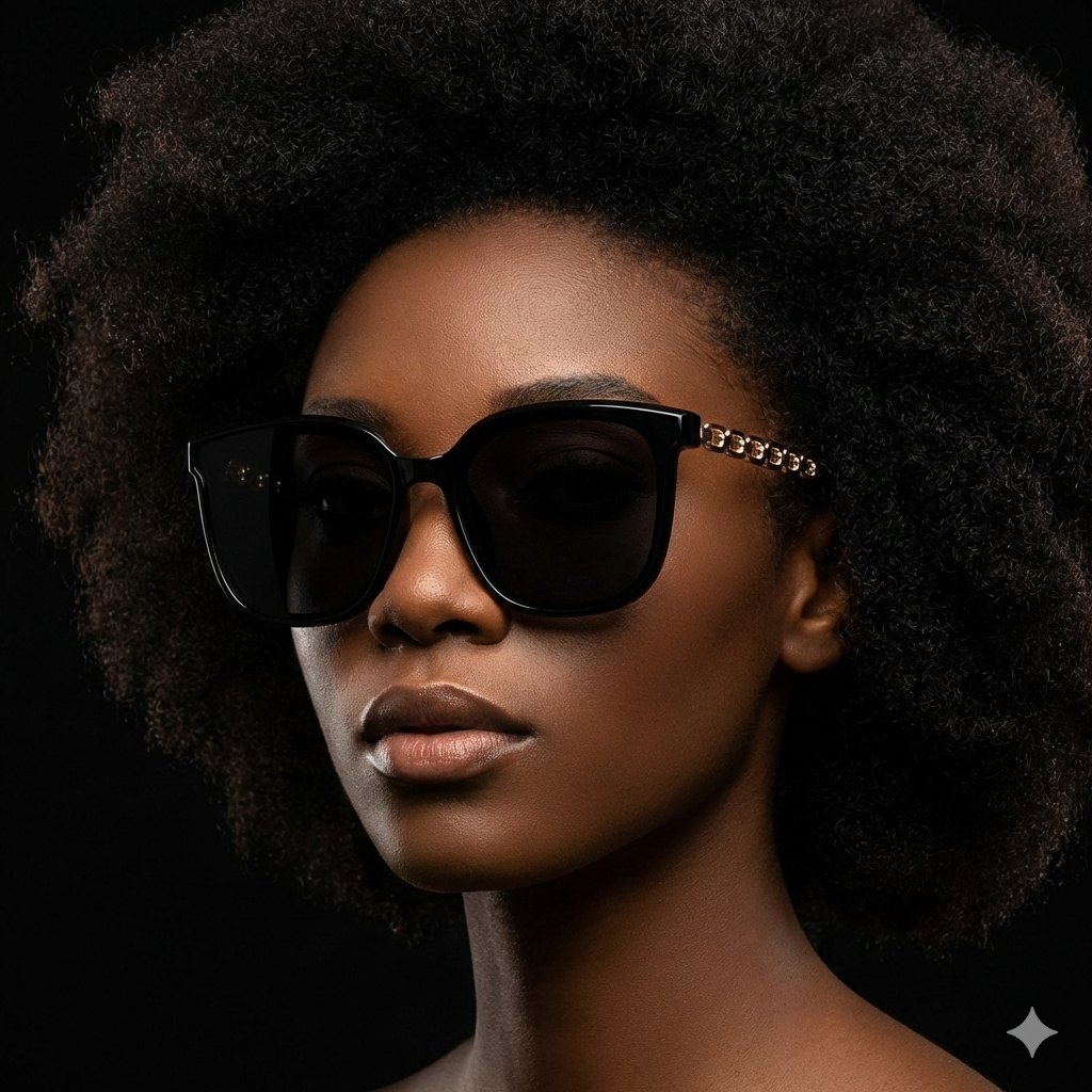 Zincir Detaylı Güneş Gözlüğü