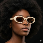 Egg Uovo Vintage Model Oval Güneş Gözlüğü