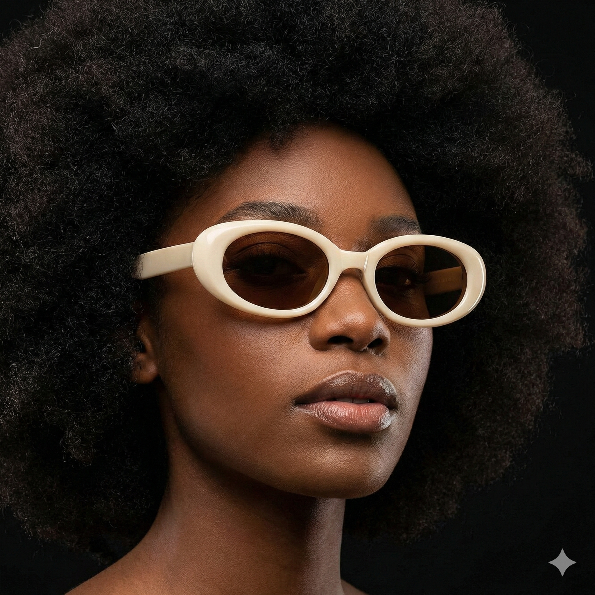 Egg Uovo Vintage Model Oval Güneş Gözlüğü