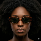 Egg Uovo Vintage Model Oval Güneş Gözlüğü