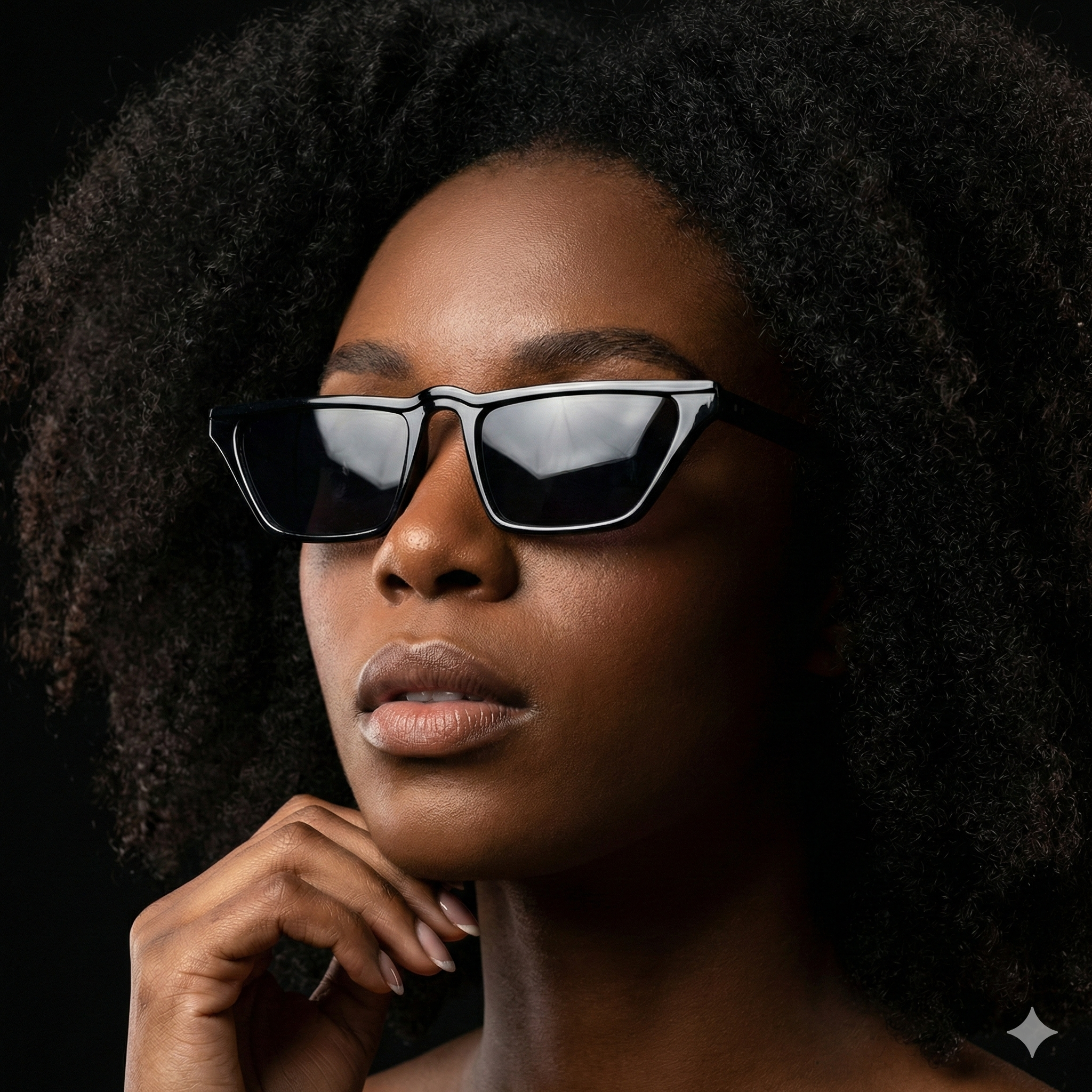 Sofia Siyah Güneş Gözlüğü